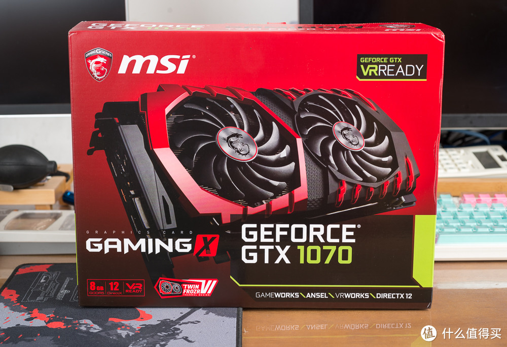 #我的显卡# 我的战术核弹显卡新装机 — MSI 微星 GTX 1070 GAMING X