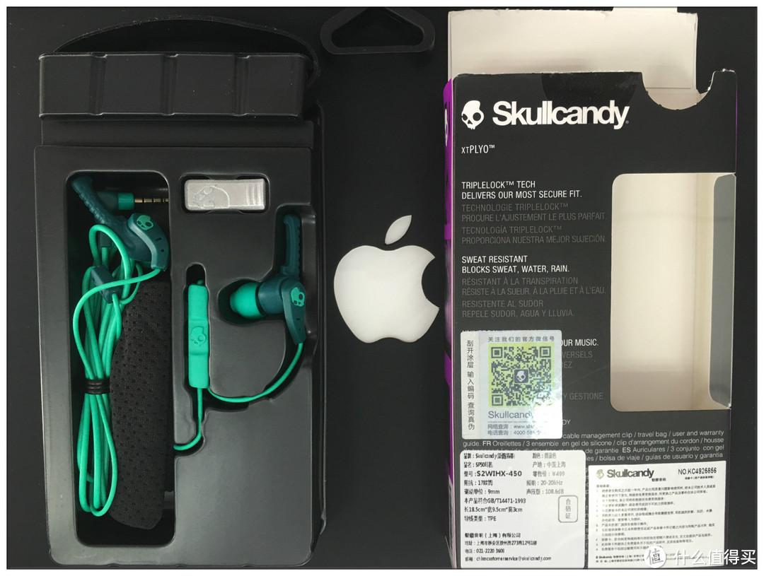 为运动而生——Skullcandy XTplyo SP50入耳式运动耳机评测