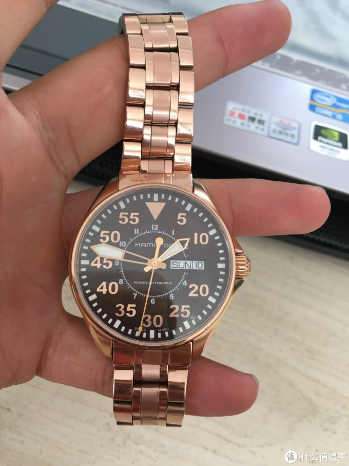 土豪金就要金到底：手表小白的 汉密尔顿 H64445595 换表带之旅