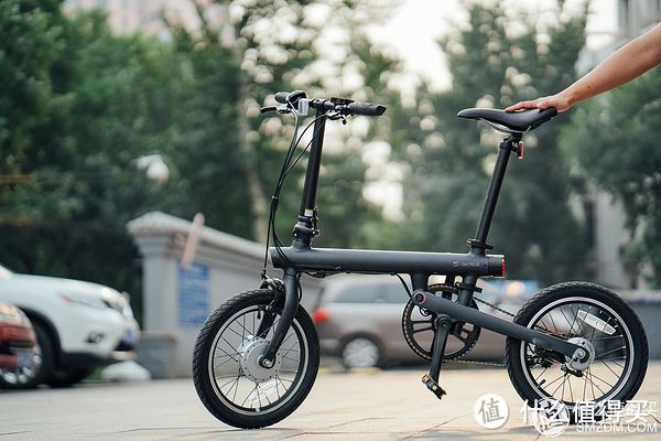 #本站首晒# MI 小米 QiCYCLE 骑记 电助力折叠自行车 开箱