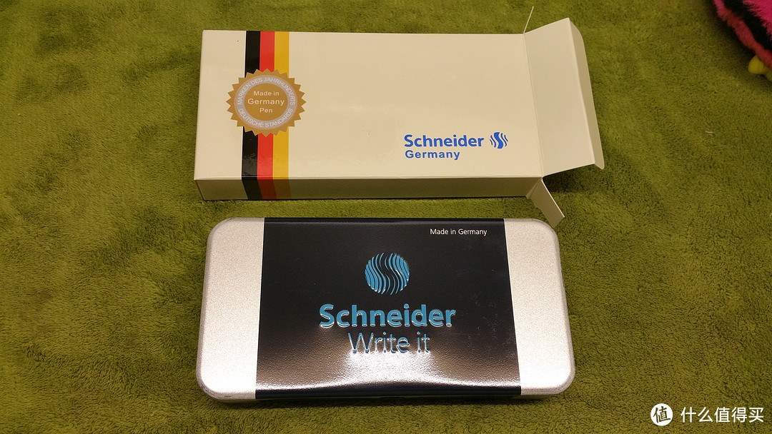 Schneider 施耐德  金色年华礼盒 学生用镀金钢笔 开箱