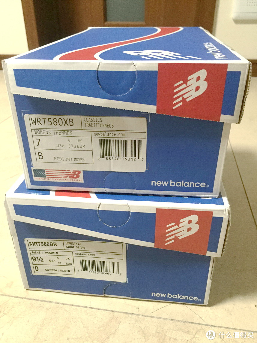 JOE'S NB outlet 购入 new balance 580和1600