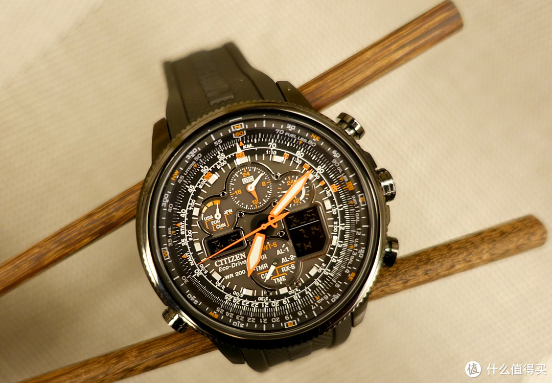 空中之鹰，初玩电波 Citizen Eco Drive Navihawk