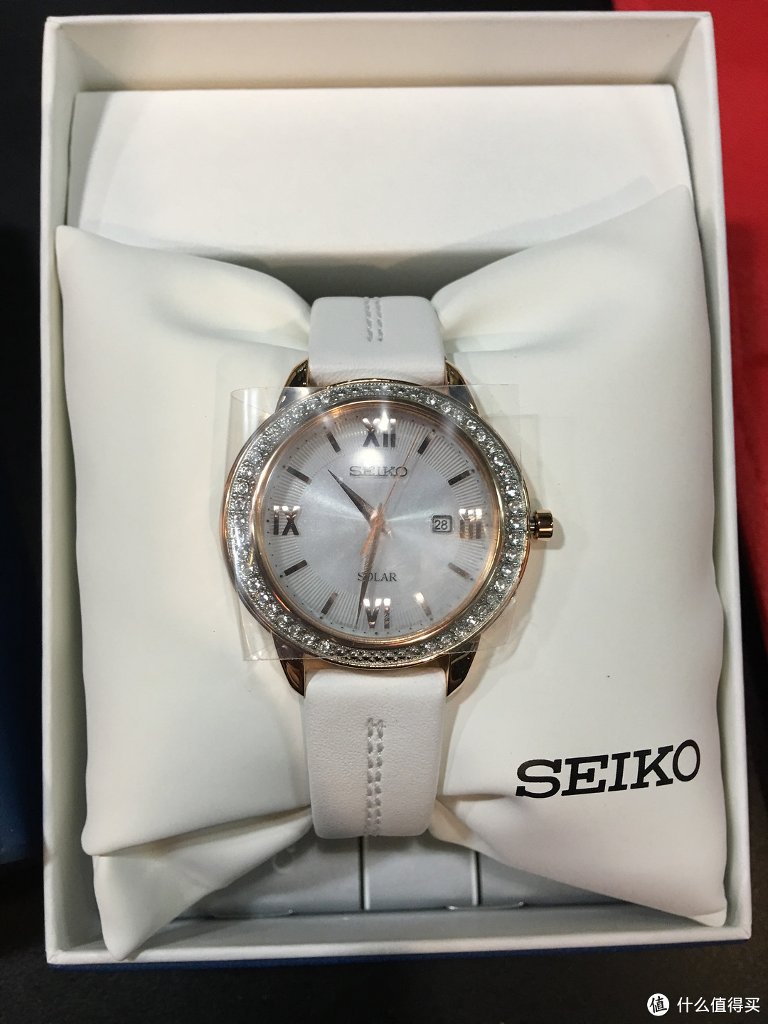 $69.99：SEIKO 精工 SUT248 女款 太阳能腕表 开箱