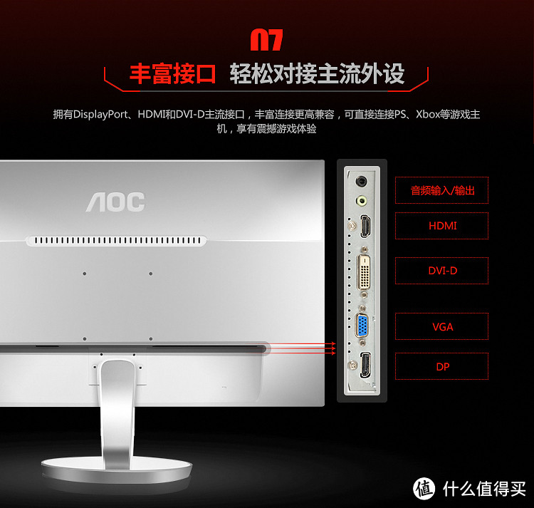 千元级别：AOC 冠捷 Q2778VQE/WS  27英寸 2k 液晶显示器 开箱加使用体验