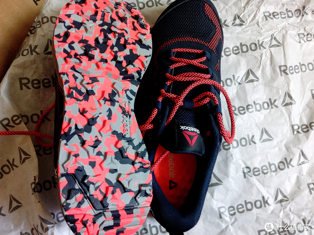 一双很花的 Reebok 锐步 越野跑鞋开箱 附赠如何确定鞋码经验