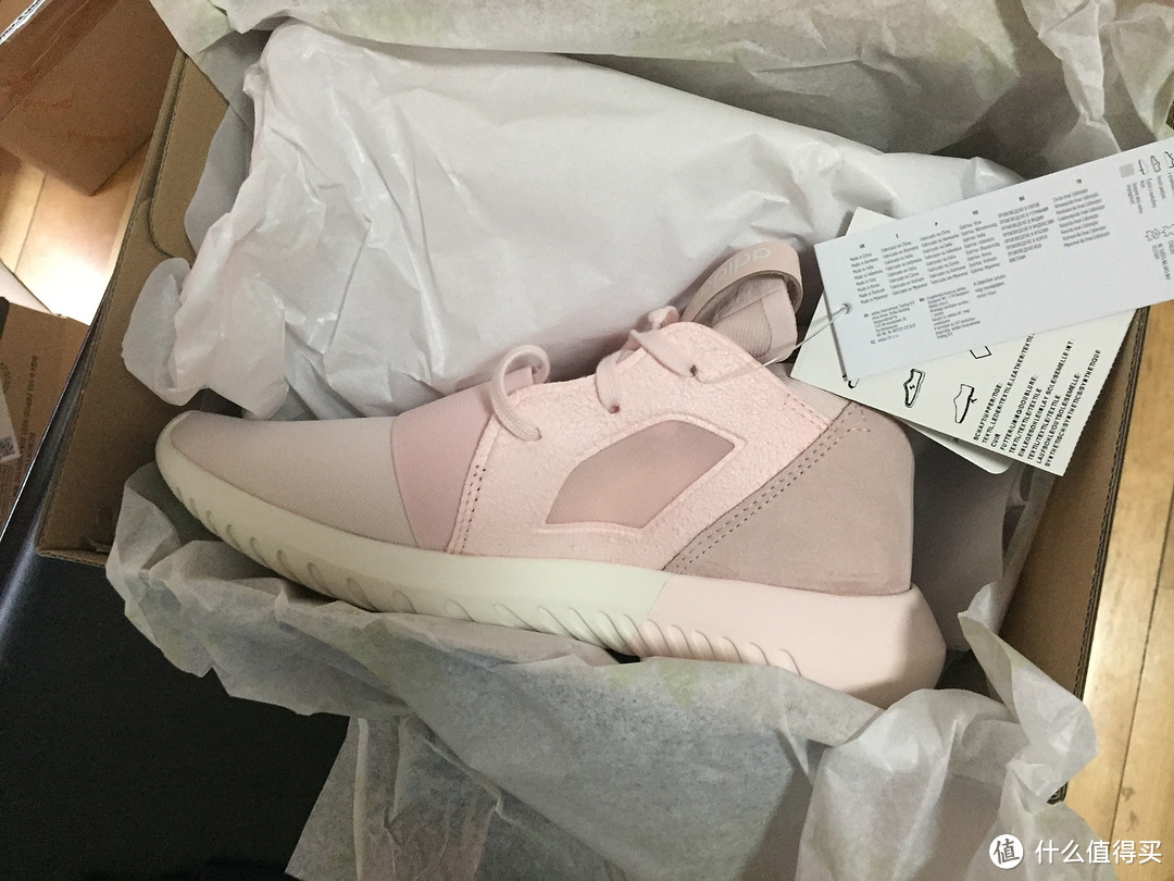 #原创新人#公主心拔草：Adidas 阿迪达斯 Tubular defiant 新款樱花粉小椰子