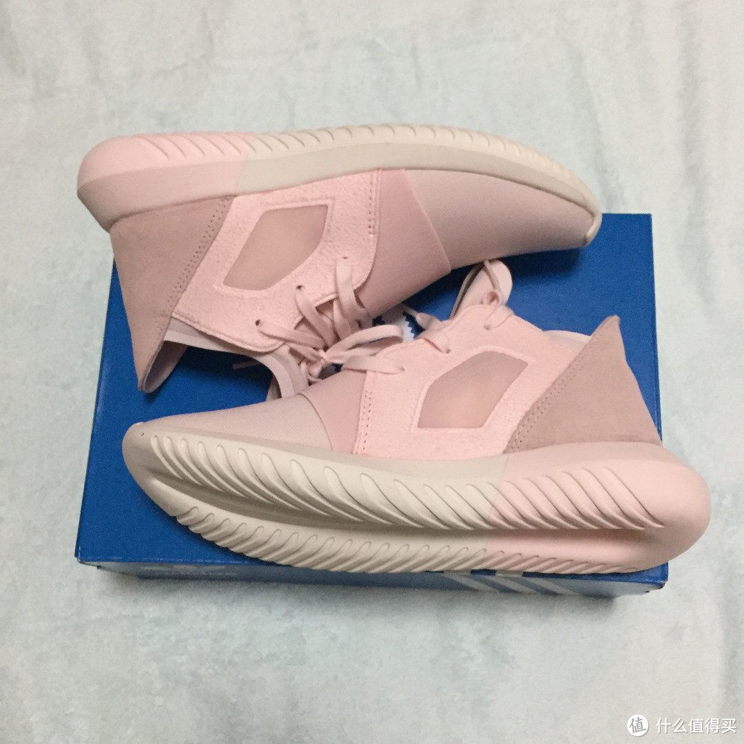 #原创新人#公主心拔草：Adidas 阿迪达斯 Tubular defiant 新款樱花粉小椰子