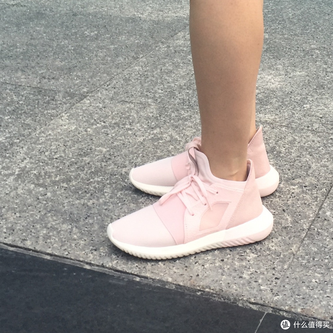 #原创新人#公主心拔草：Adidas 阿迪达斯 Tubular defiant 新款樱花粉小椰子