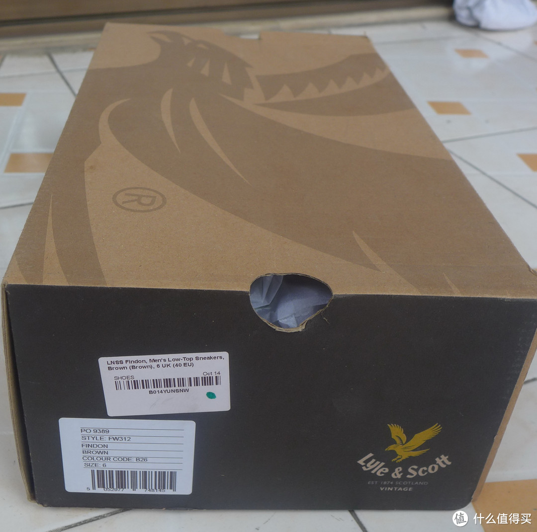 Lyle & Scott 苏格兰金鹰 Findon Sneaker 真皮男鞋 晒单