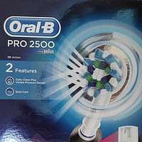 我的英亚首秀——Oral-B 欧乐-B Pro 2500 3D 智能电动牙刷