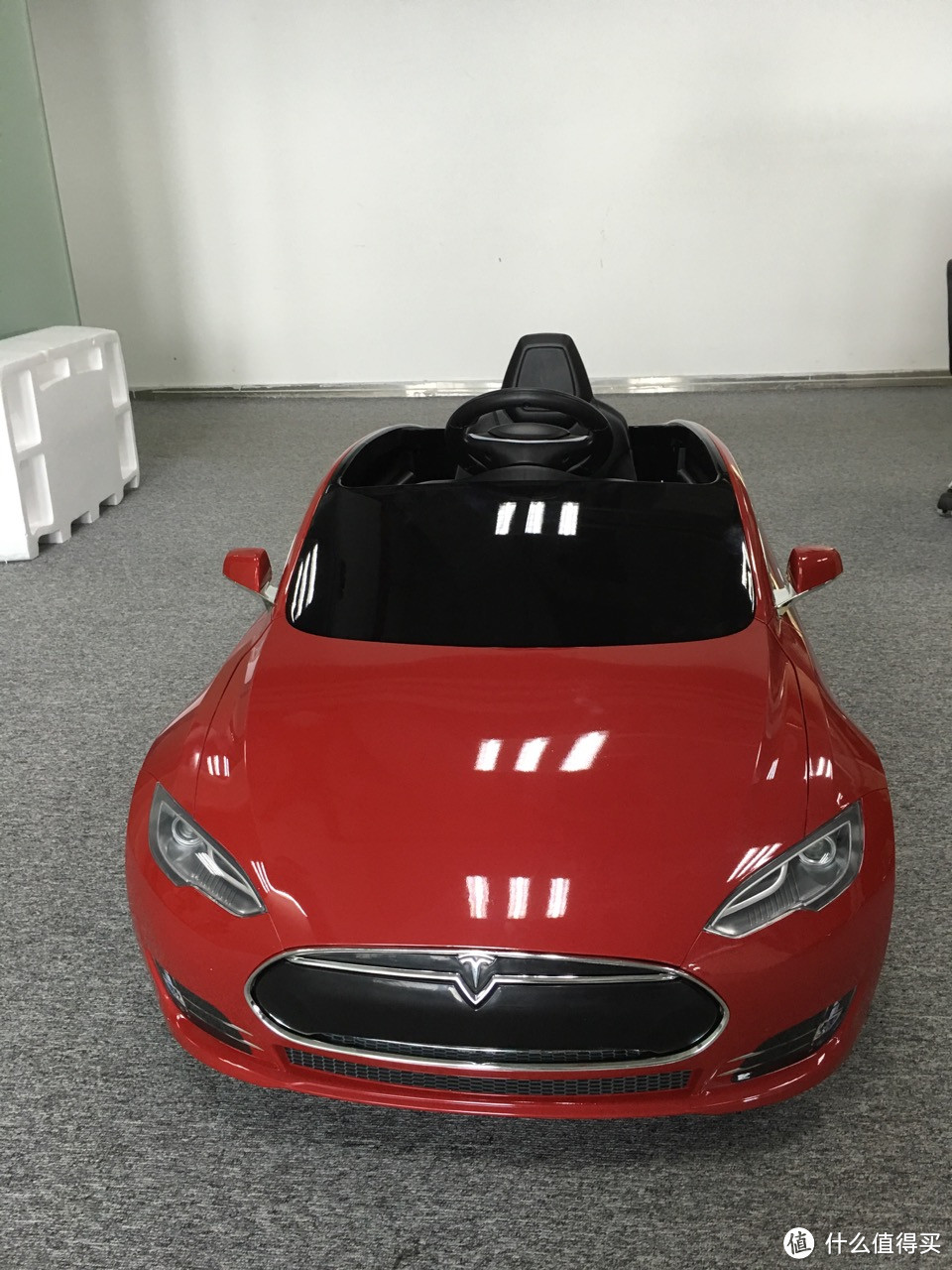 童车中的高富帅！迷你版Tesla 特斯拉 Model S 电动车 晒单