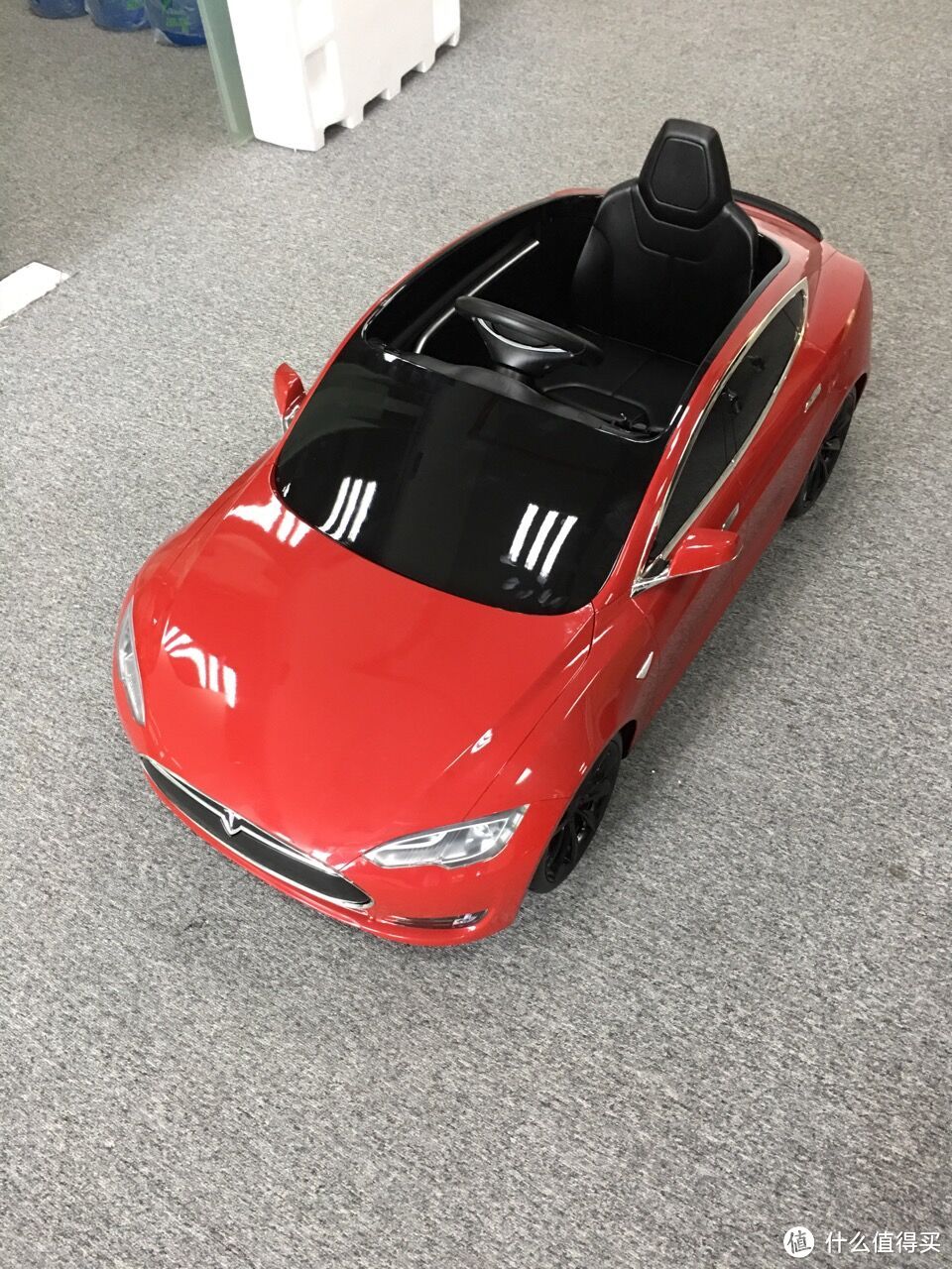 童车中的高富帅！迷你版Tesla 特斯拉 Model S 电动车 晒单