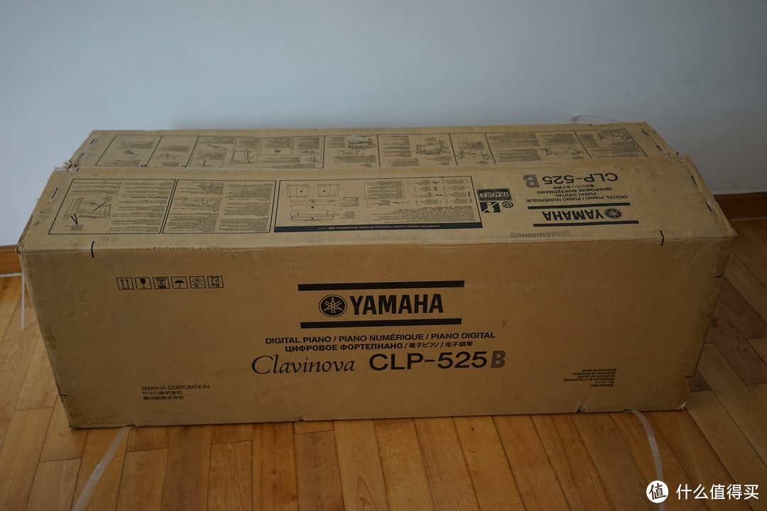 YAMAHA 雅马哈 CLP-525 电钢琴 开箱小评