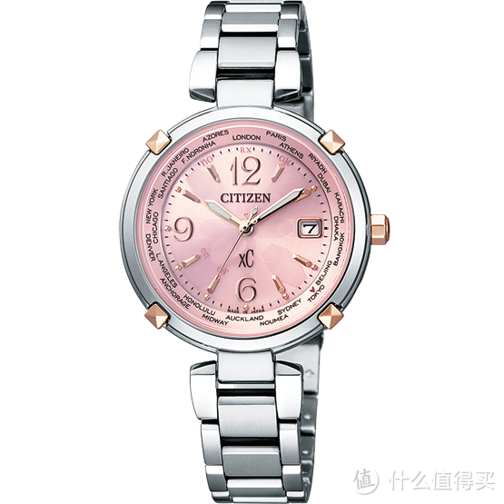 #本站首晒# 一见钟情：CITIZEN 西铁城 xC系列 限定款 EC1050-61W 光动能电波表 晒单