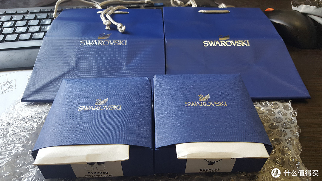 七夕节的礼物 —  SWAROVSKI 施华洛世奇 5204134 黑天鹅水晶项链 晒单