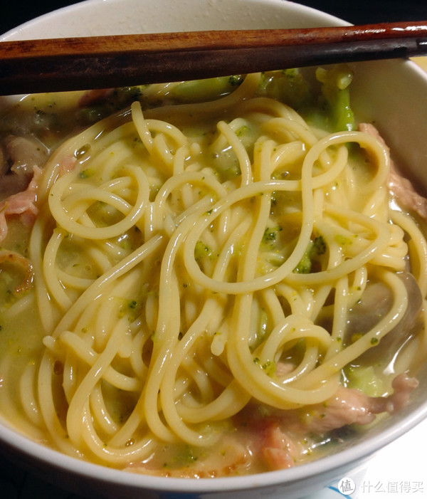 还有奶油芝士蘑菇汤面