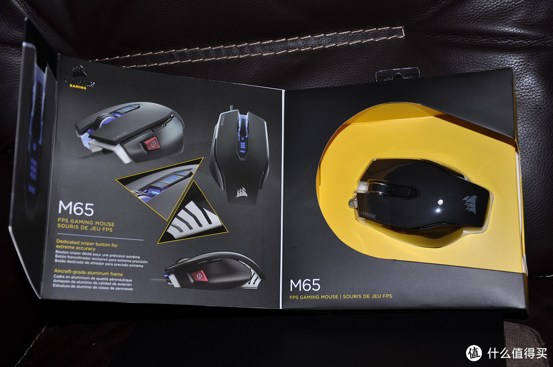 升级完笔记本，接着折腾鼠标——CORSAIR 海盗船 Gaming M65 FPS游戏鼠标