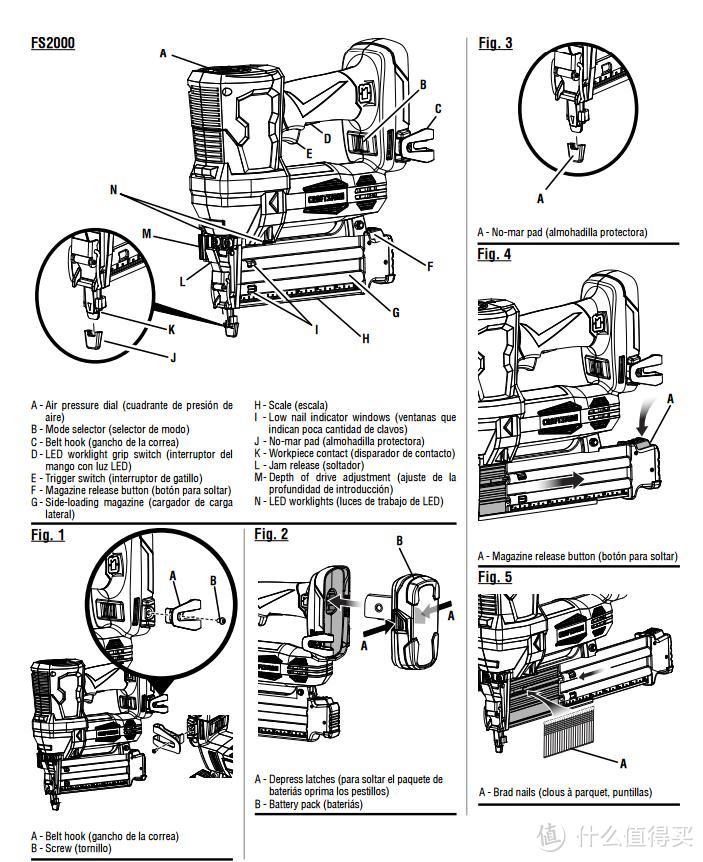 CRAFTSMAN 工匠 C3 19.2V BRAD NAILER锂电钉枪 简评