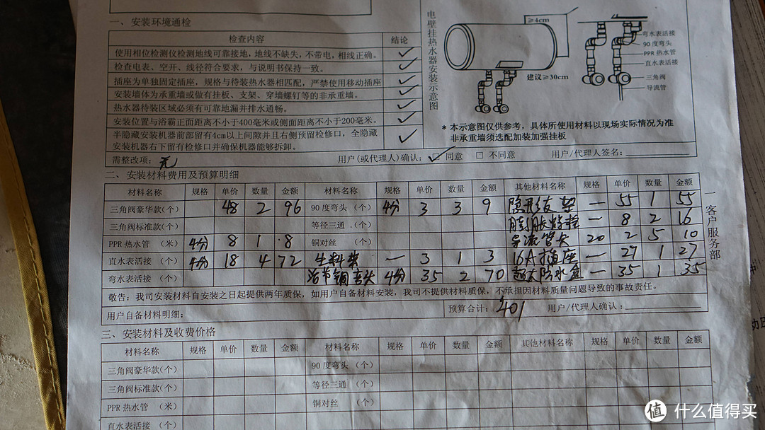 家装体验 — A.O.SMITH 艾欧史密斯 电热水器 上门装机