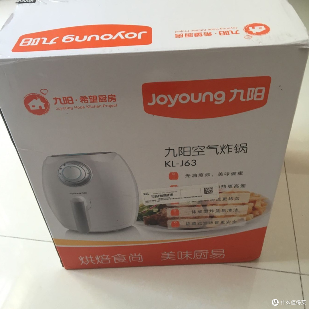 做饭小白,神器来凑 — Joyoung 九阳 KL-J63 空气炸锅 开箱