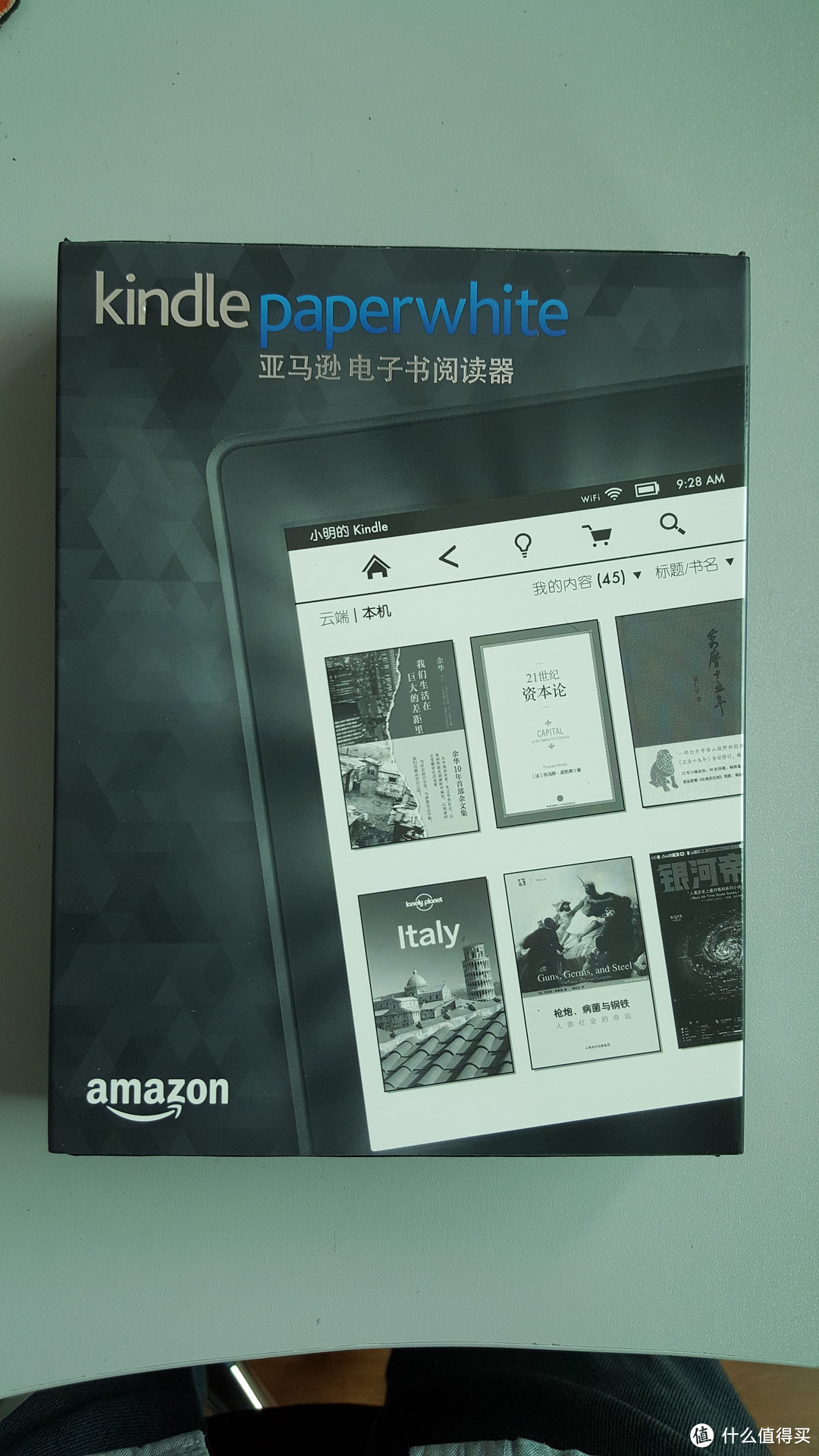 Amazon 亚马逊 Kindle Paperwhite3 电子书阅读器 黑色 开箱