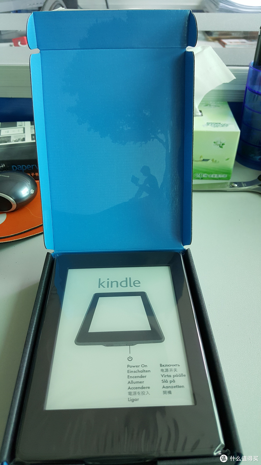 Amazon 亚马逊 Kindle Paperwhite3 电子书阅读器 黑色 开箱