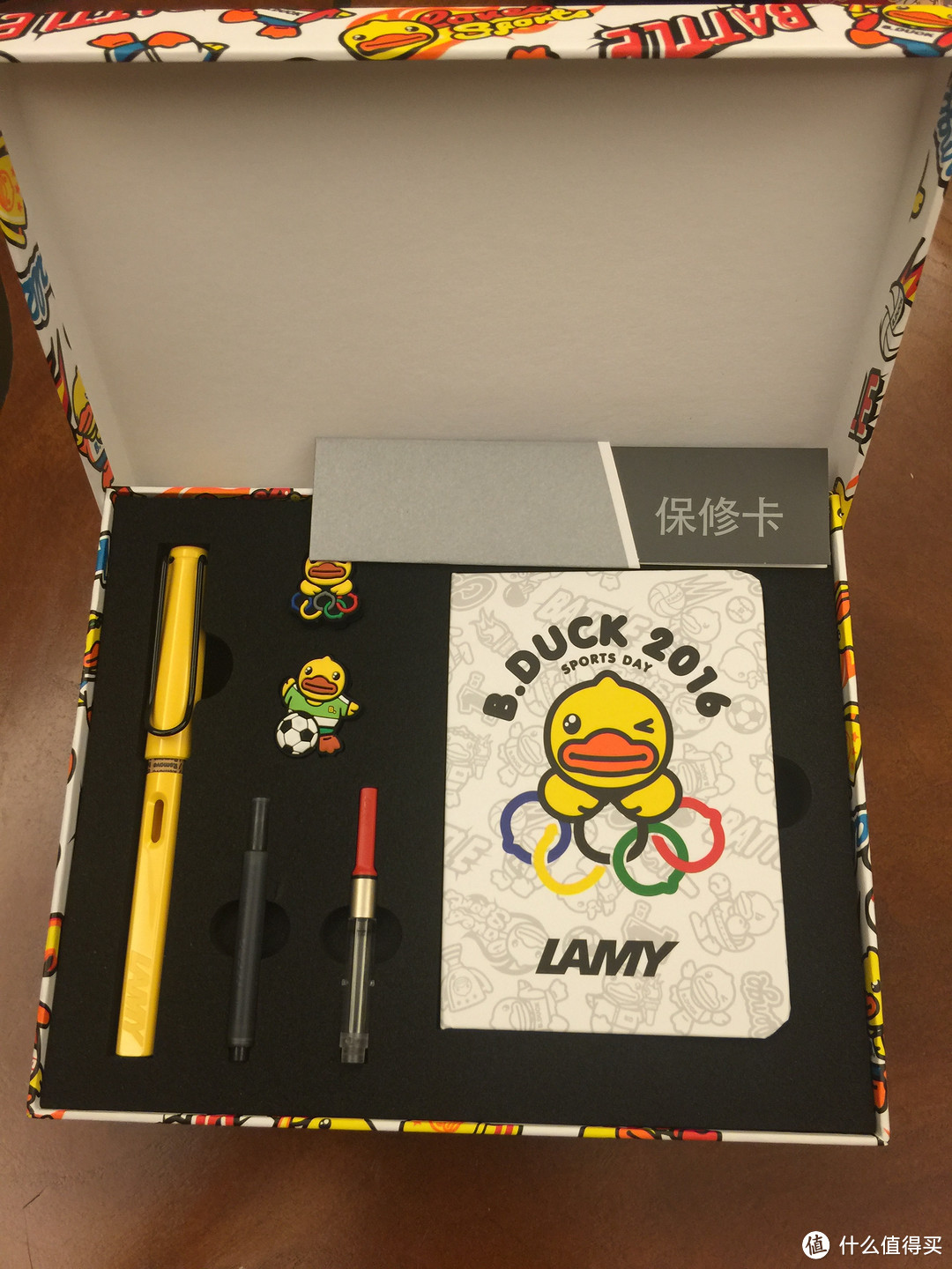 #原创新人# LAMY 凌美 sports day系列 小黄鸭墨水笔套装 开箱