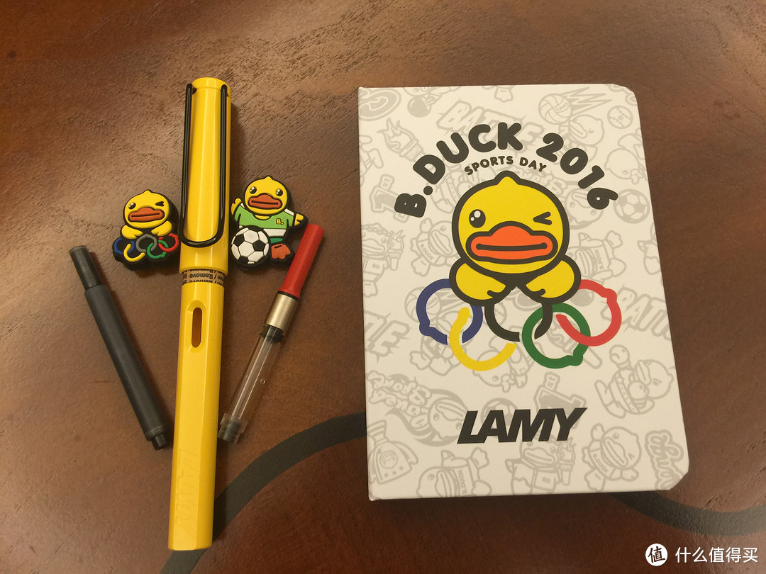 #原创新人# LAMY 凌美 sports day系列 小黄鸭墨水笔套装 开箱