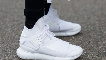 #本站首晒# #原创新人# Adidas 阿迪达斯 Y-3 Qasa High “Triple White” 休闲运动鞋 开箱