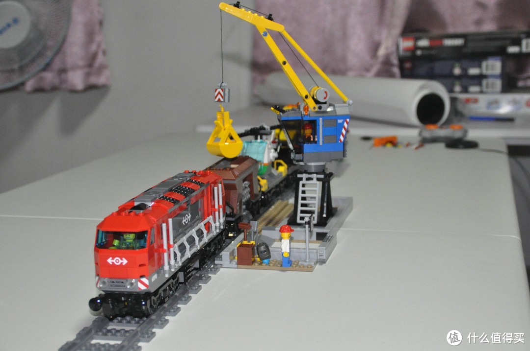 #本站首晒# LEGO 乐高 城市系列 60098 重载火车