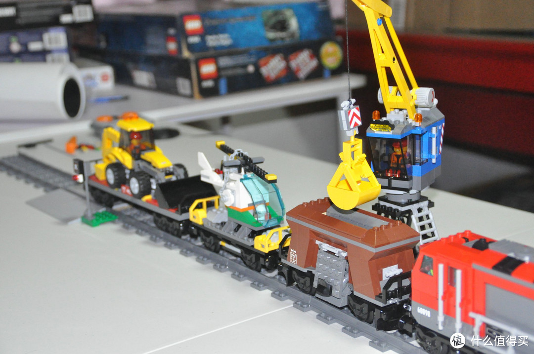 #本站首晒# LEGO 乐高 城市系列 60098 重载火车