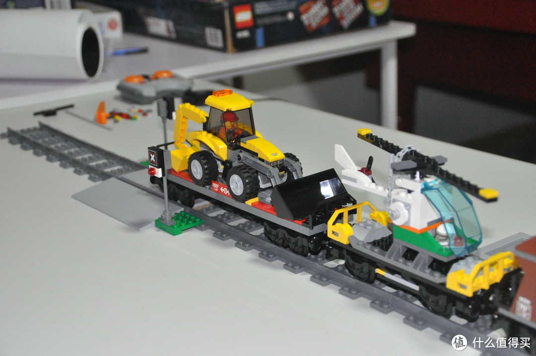 #本站首晒# LEGO 乐高 城市系列 60098 重载火车