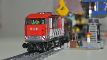 #本站首晒# LEGO 乐高 城市系列 60098 重载火车 