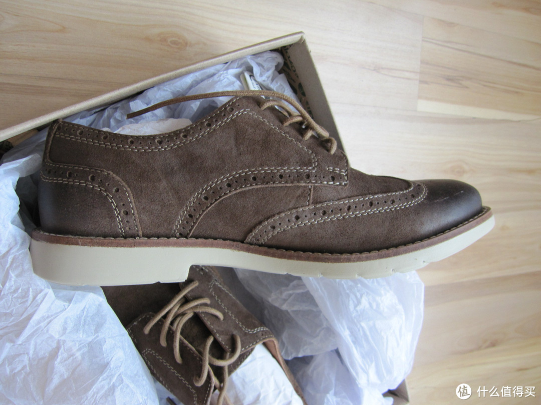 英伦情怀：Clarks Raspin Brogue Oxford 其乐布洛克雕花男鞋