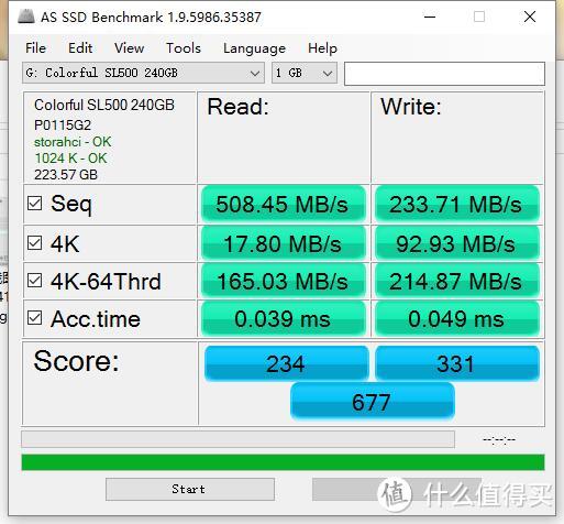 廉价游戏SSD —— Colorful 七彩虹 SL500 晒单