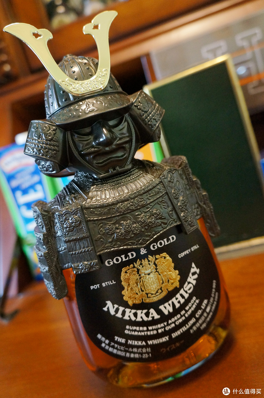 #本站首晒# 酒瓶控的必选收藏 — Nikka 余市 G&G 武士限量纪念珍藏版 开箱