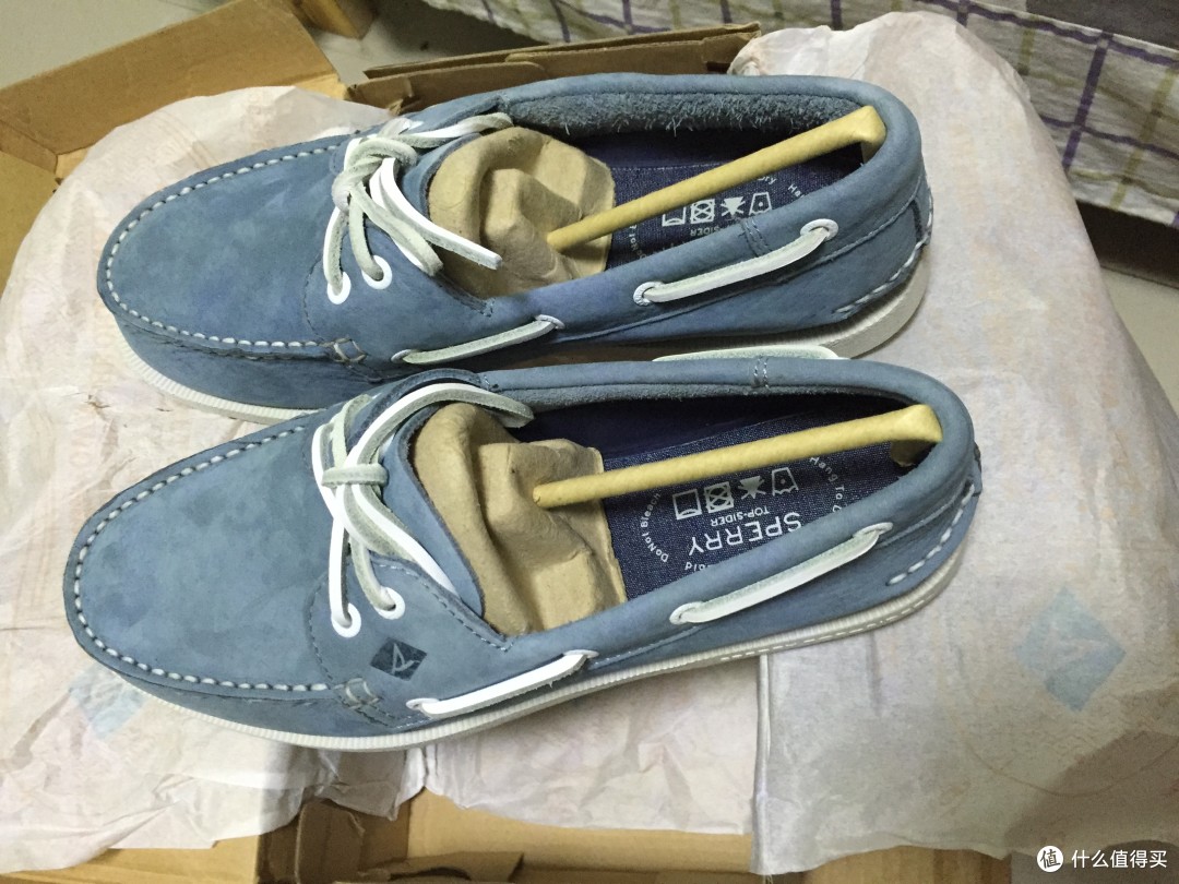 Sperry A/O 2-Eye Washable Boat Shoe 帆船鞋 开箱 附尺码、鞋带系法介绍