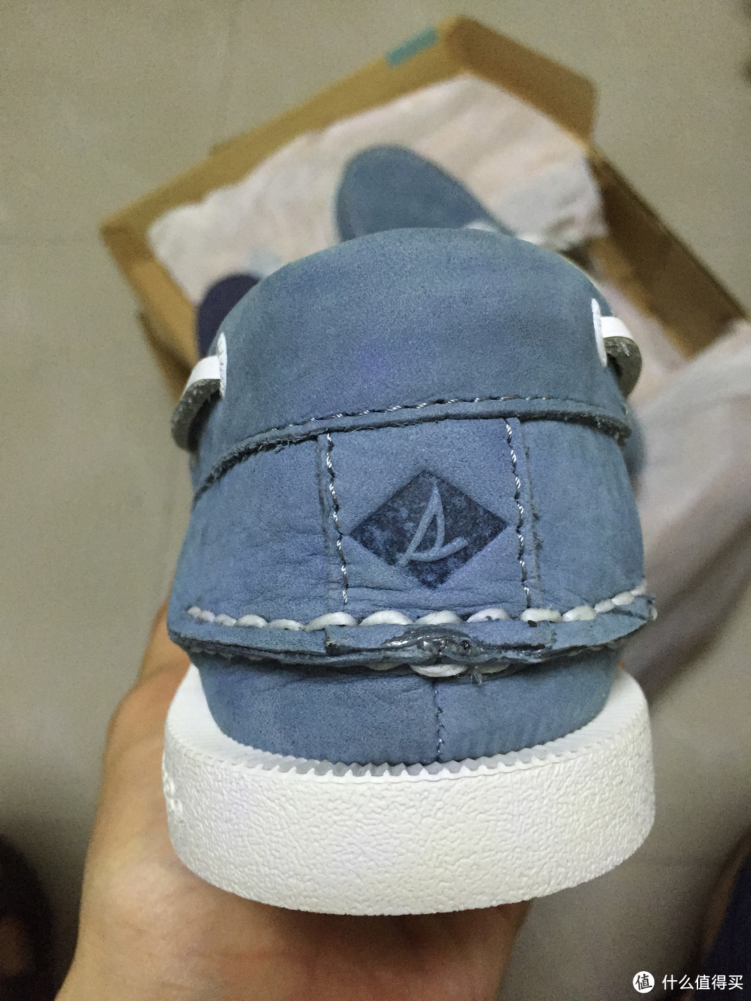 Sperry A/O 2-Eye Washable Boat Shoe 帆船鞋 开箱 附尺码、鞋带系法介绍