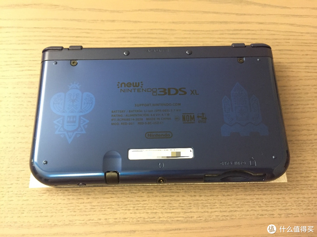 #本站首晒# 《怪物猎人》限定款：Nintendo 任天堂 New 3DS LL 掌上游戏机 开箱