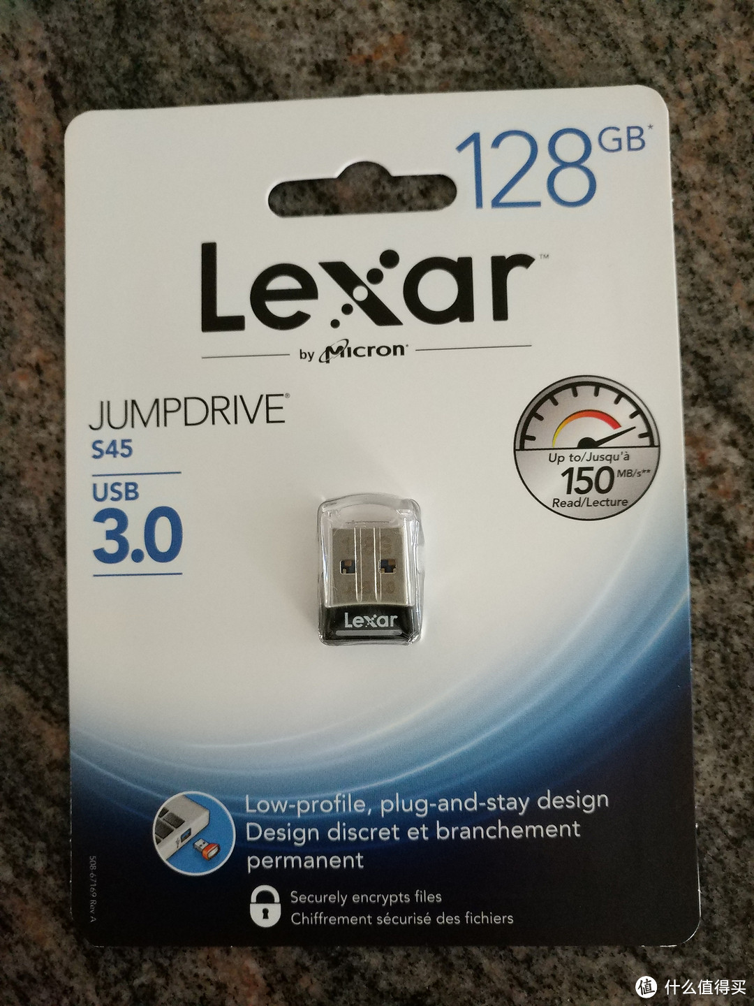 Lexar JumpDrive S45 128GB U盘（苏菲伴侣）& PNY 必恩威 Elite-X 64GB U盘 晒单