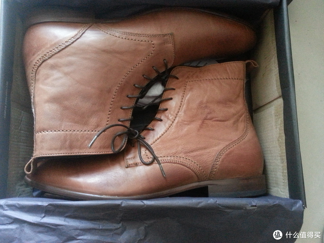 英伦范儿 H by Hudson Songsmith Calfskin Boots 男靴