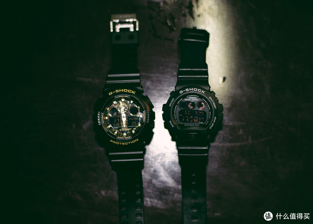 CASIO 卡西欧 G-SHOCK GA100-CF 迷彩手表 开箱及DW-6900MS-1的退役