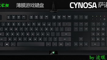 #本站首晒# 雷蛇信仰 — RAZER 雷蛇 Cynosa 萨诺狼蛛 入门级薄膜键盘 晒单