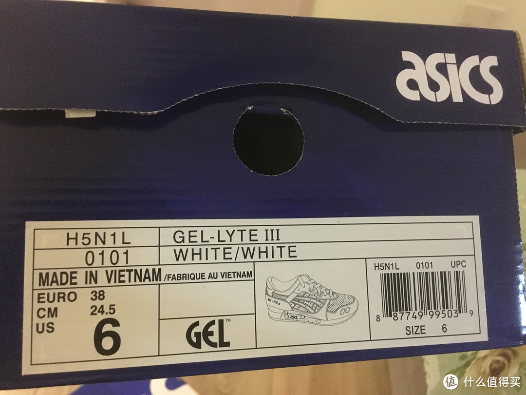 来自ebay的惊喜，高颜值的 ASICS 亚瑟士 gel lyte-III 复古跑鞋 晒单