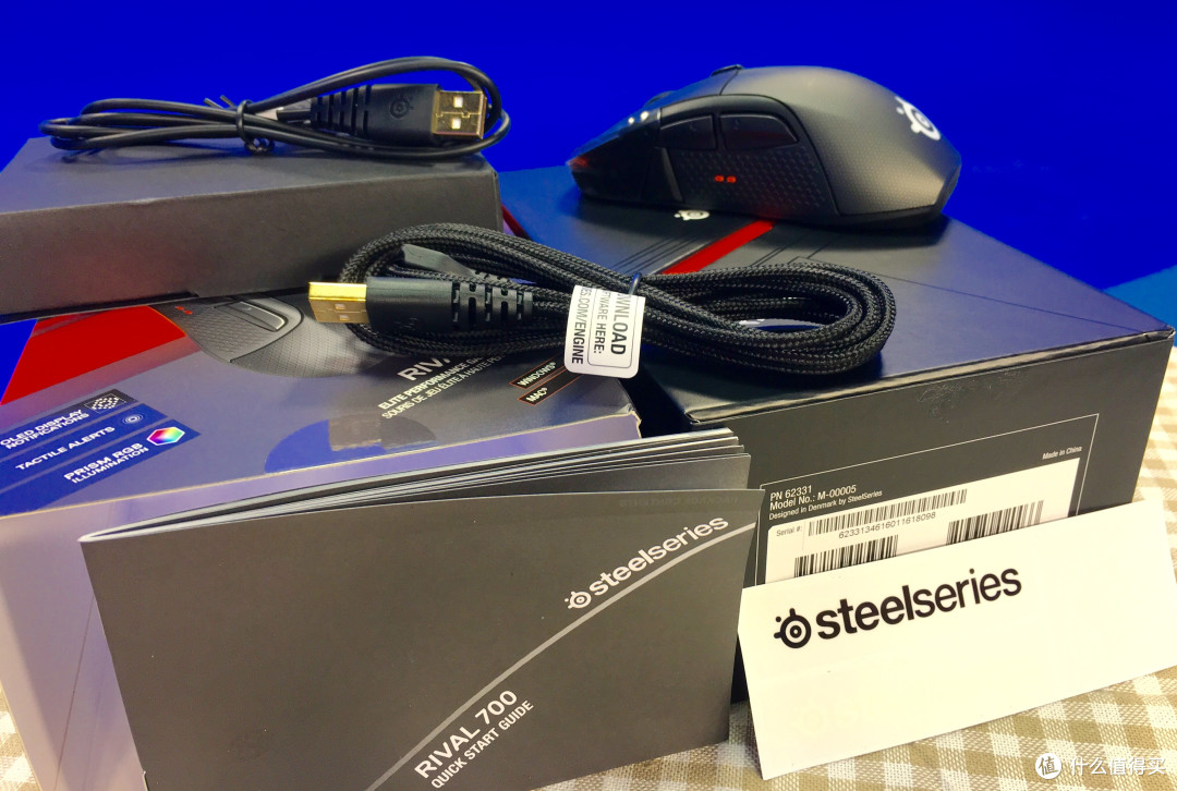 玩灯算什么,这一次我们来玩黑科技!钢厂新旗舰 Rival 700游戏鼠标 评测(图多 建议在wifi环境下指点)