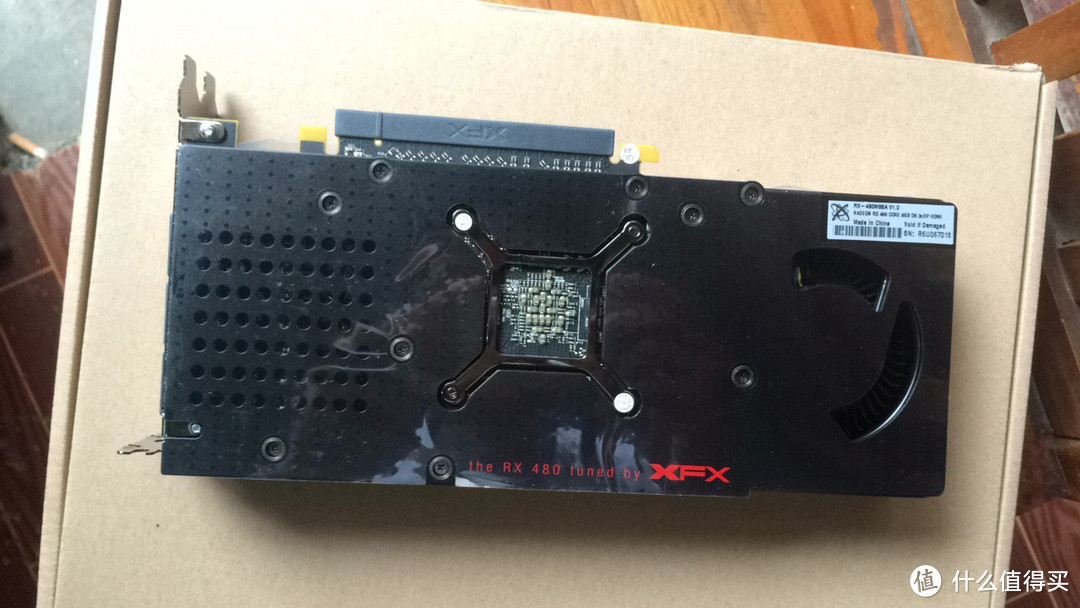 XFX 讯景 RX 480 8G版 黑狼 显卡 水冷改装+使用评测