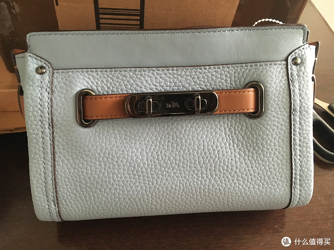 #一周热征#七夕# coach 蔻驰 swagger mini斜挎手腕两用包