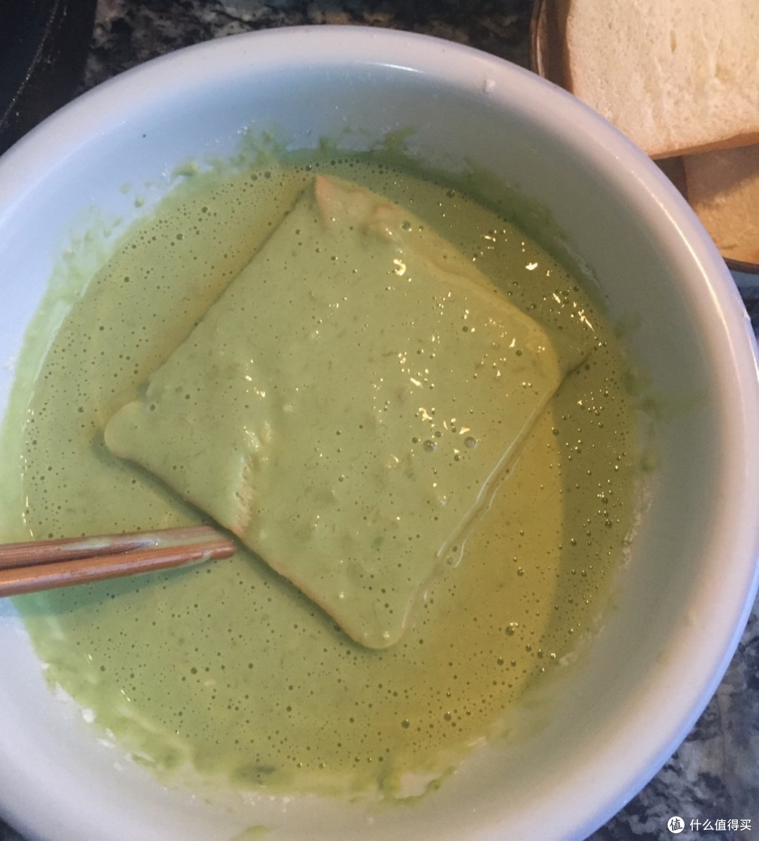 少吃青菜一族!简单却高**的青汁•土司面包的做法