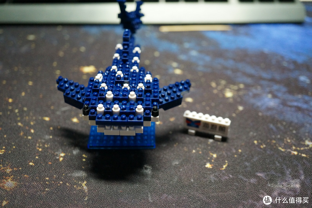 #本站首晒# 从大阪海游馆把鲸鲨带回家 — nanoblock 鲸鲨积木 晒单